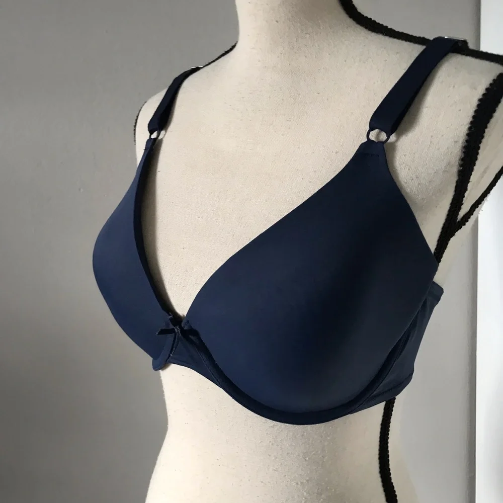 ❤️3X20 MAIDENFORM Underwire Light Padding Blue Bra | 36DD